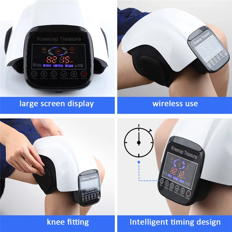 

ABUU-Electric Heating Knee Pad Air Pressotherapy Massager Leg Infrared Therapy Arthritis Pain Relief Knee Treasure Massage