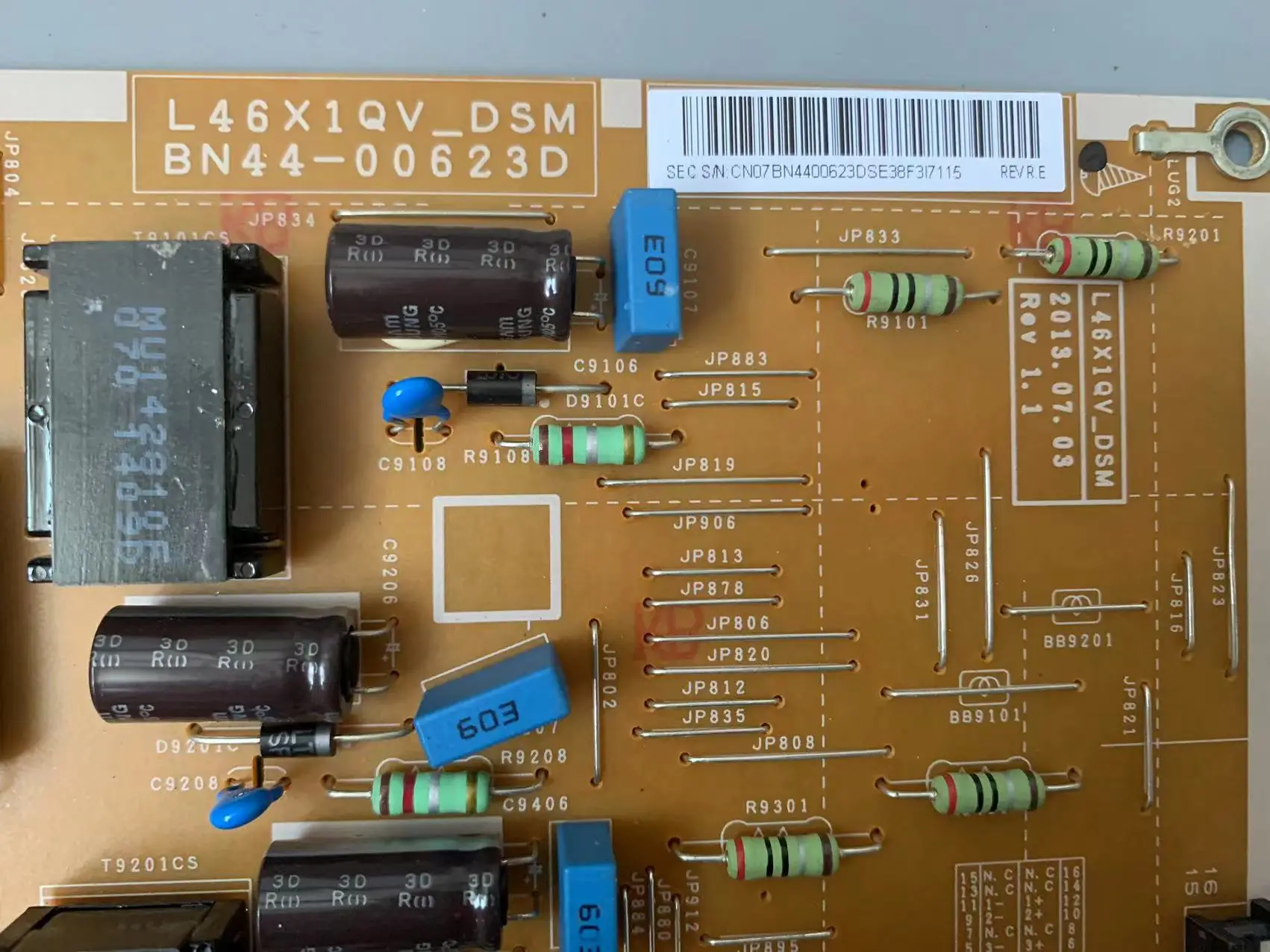 BN44-00623D BN44-00623B BN44-00623A BN44-00623C L46x1q_dhs Power Board Is Voor Ua46f6400dk Ua46f6700am Ua46f6800as Ue46f6105ak Tv