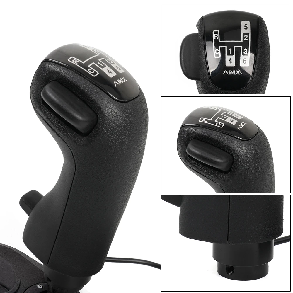 muge racing USB Truck Simulator Shifter, versnellingspookknop voor ATS ETS Scania Truck, compatibel met Logitech G25, G27, G29, G920 Thrustmaster TH8A Fanatec SQ PXN A10, PC Racing Shifter muge racing USB Truck Simulator Shifter, versnellingspookknop voor ATS ETS Scania Truck, compatibel met Logitech G25, G27, G29, G920 Thrustmaster TH8A Fanatec SQ PXN A10, PC Racing Shifter