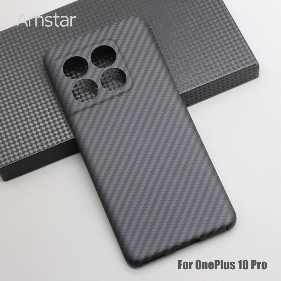 

Amstar Carbon Fiber Protective Case for OnePlus 10 Pro 9 8 Pro 8T Ultra-Thin Anti-Fall Anti-Finger Real Carbon Fiber Cover Case