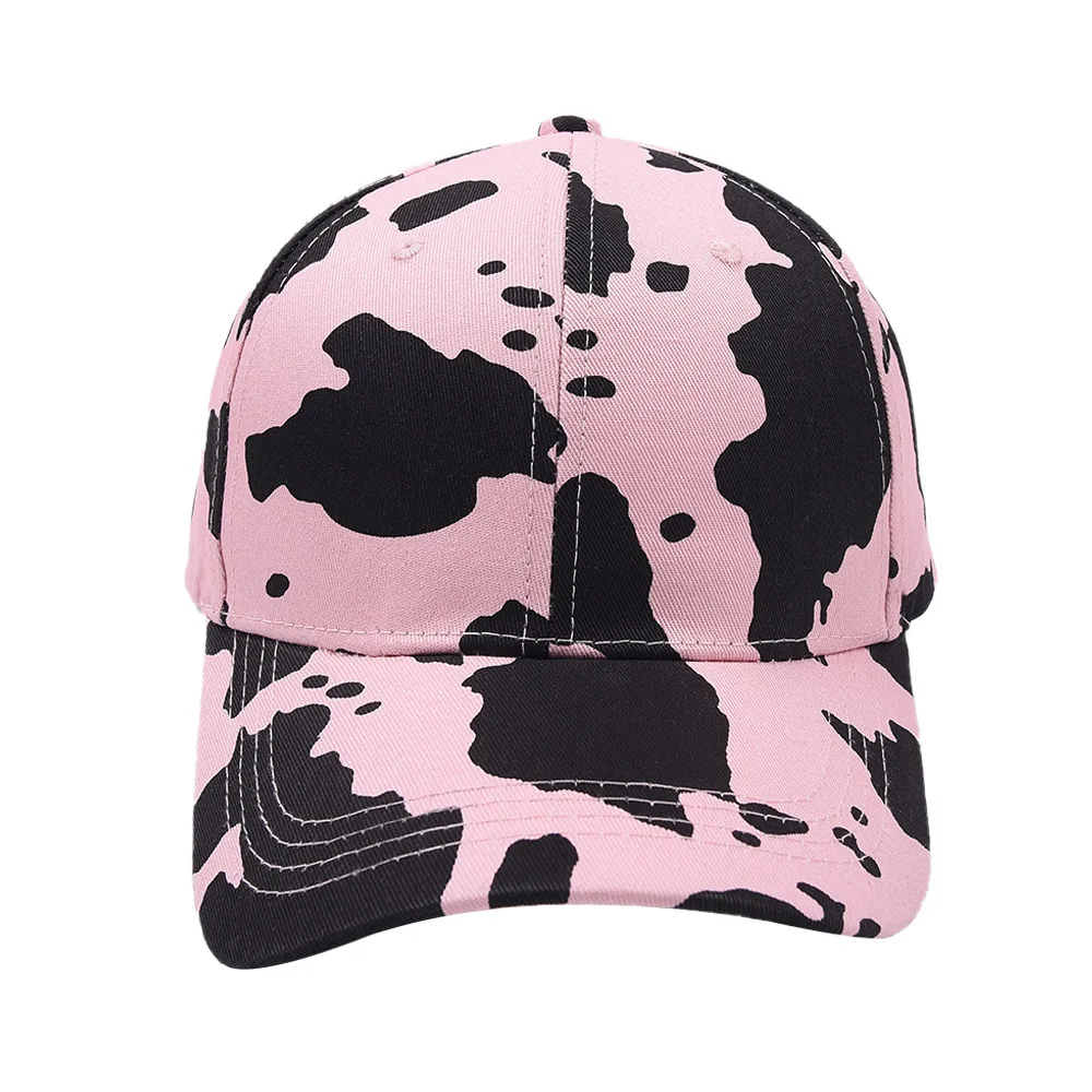 Cow Hot Selling Patterned Baseball Cap for Women with High-end Feel Practical Sun Shading and Sun Protection Duckbill Cap