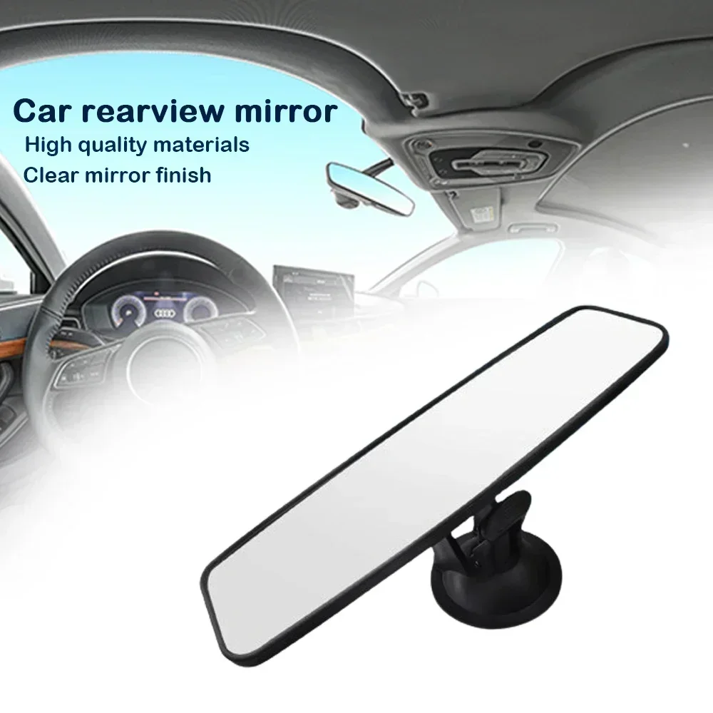 Wide-angle Rearview Mirror Interior Rear View Mirror Car-styling Car Rear Mirror Adjustable Suction Cup 360° Rotates Ship