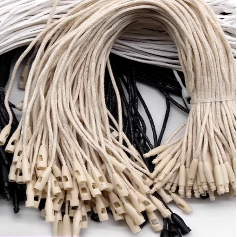 1000Pcs Natural Cotton Small Strings 20cm Bag Cords for Tag DIY Clothing Accessories Swing Tag Ropes DIY Apparel Sewing Supplies