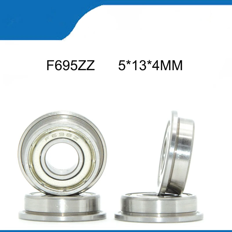 

High Quality Bearing 10/20PCS F695ZZ Corrosion Resistielded F695ZZ Bearings (5*13*4MM ) Deep Groove Ball Bearing (ABEC-1)