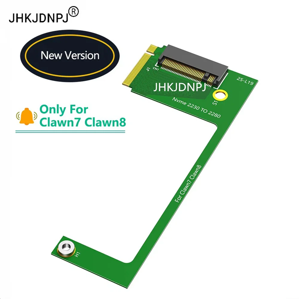NVME M-Key M.2 PCIE 4.0 Adapter 2230 to 2280 SSD Adapter For MSI Claw7 Claw8 Conversion