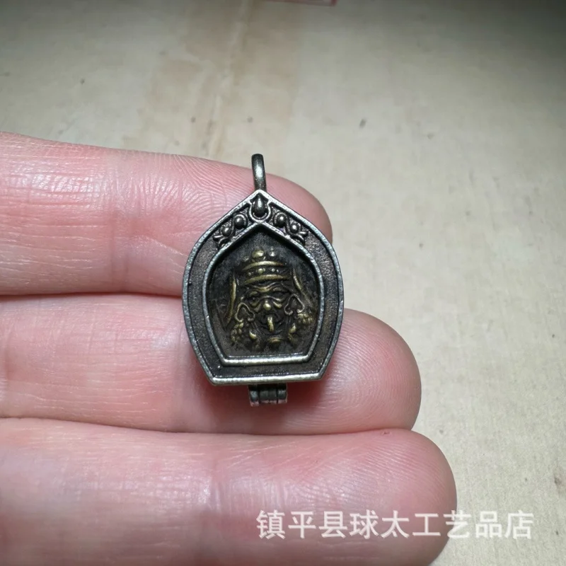 Zachilam Niche For A Statue Of The Buddha Square National Trendy Style Pendant Crafts Accessories Xingyue Rudraksha Pass