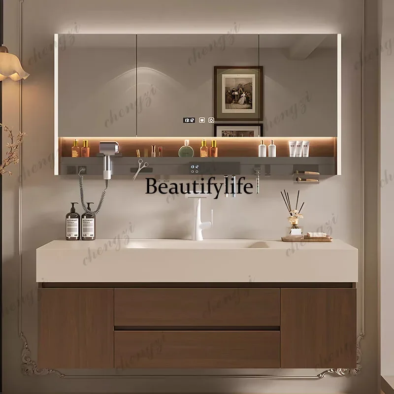 M183 Wooden Jewelry Cupboard China Skincare Paper Gadgets Bedroom Display Partitions Cupboard Mirror Storage Gabinete
