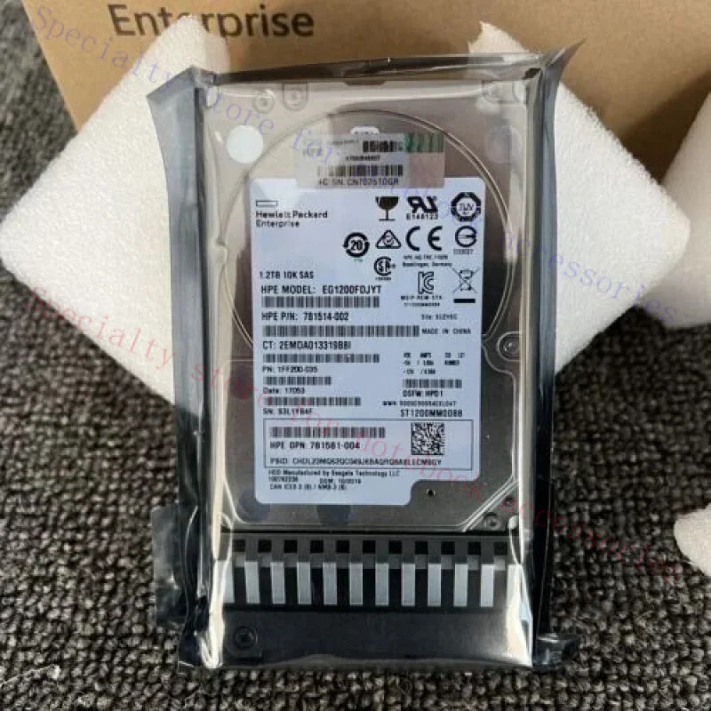 

R+ For HPE J9F48A 787648-001 MSA 1.2TB 12G SAS 10K SFF 2.5 IN DP HDD Hard Drive