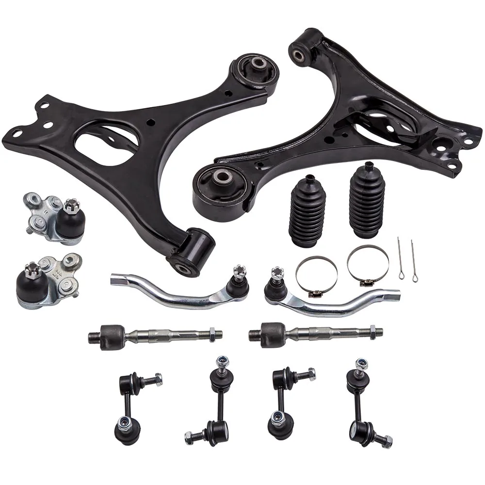 

14x Front Lower Control Arms Sway Bar Tie Rods for Honda Civic 2006-2011 All NON-Si Models K620383