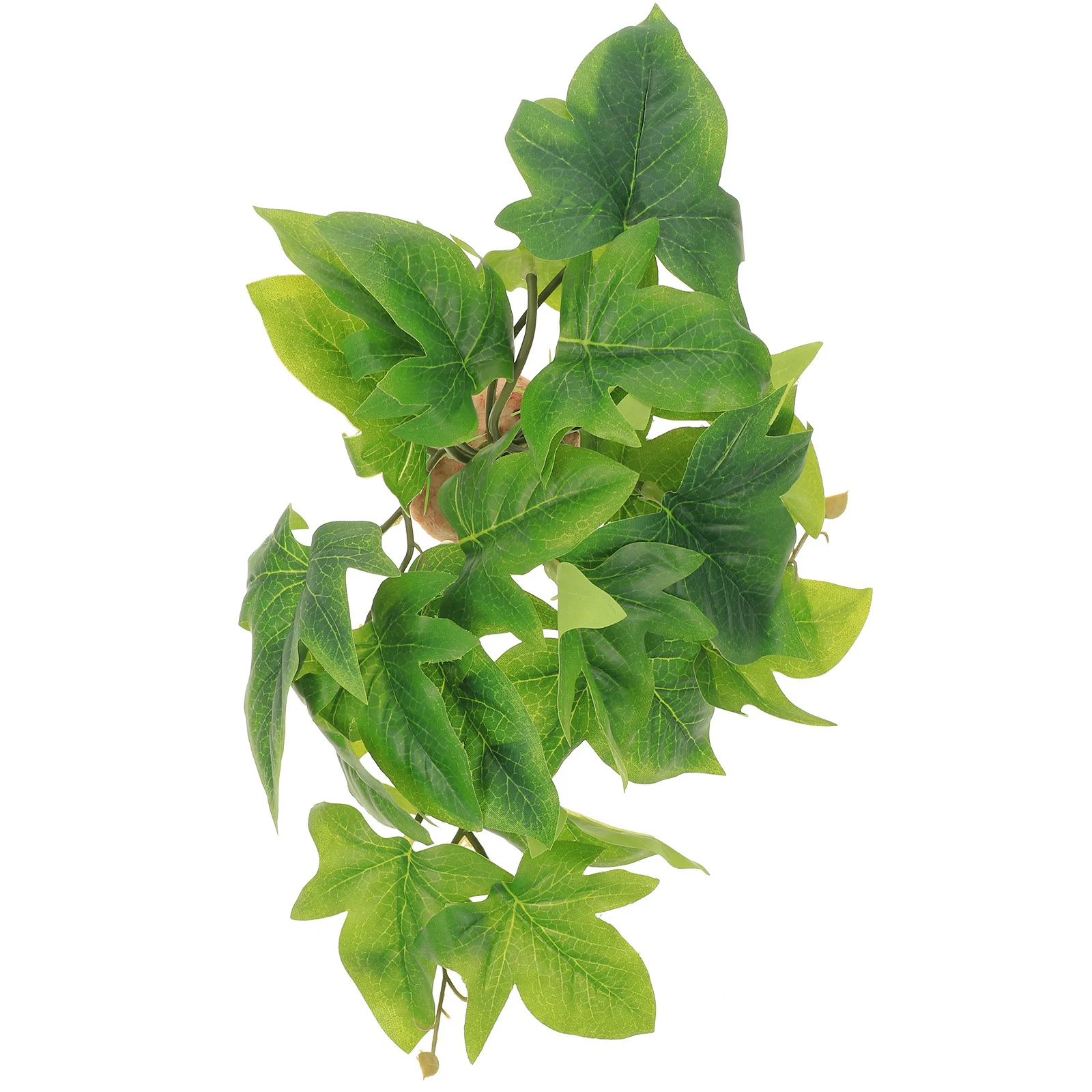 

Simulation Plant Leaf Reptile Terrarium Decor Natural Looking Aquarium Fish Tank Ornament Exquisite Hiding Spots