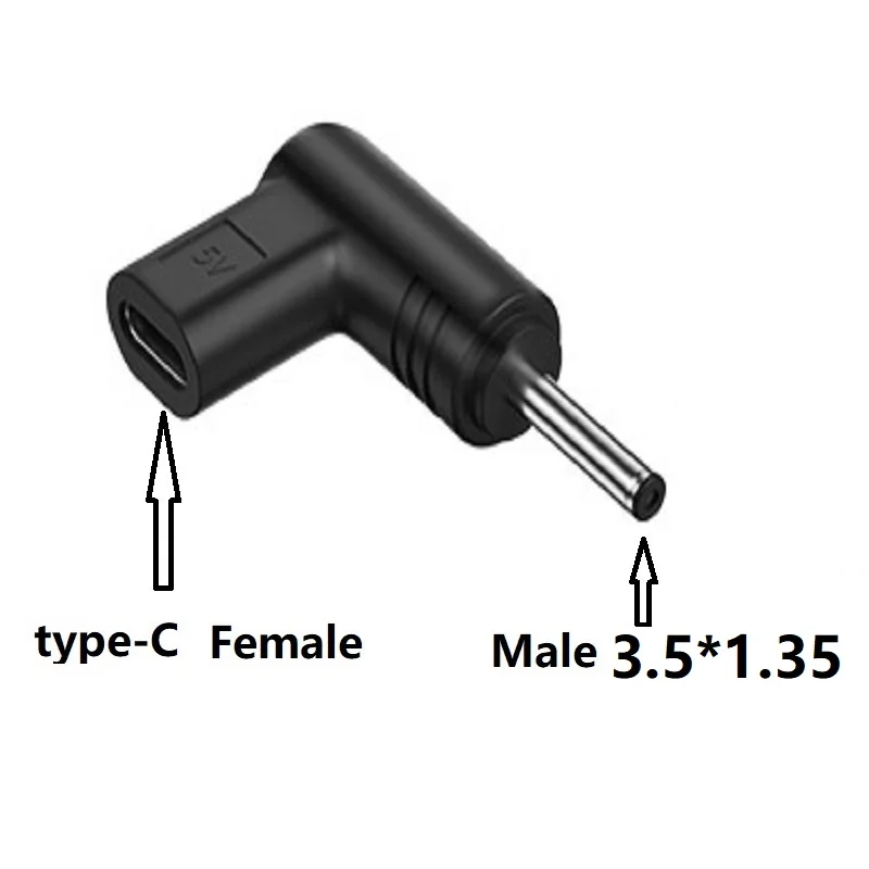 USB C Type C naar DC 5v 9v 12v DC Power Jack Connector PD naar DC 5.5x2.5 4.0x1.7 5.5x2.1 3.5x1.35 3.0x1.1mm Voeding Converter
