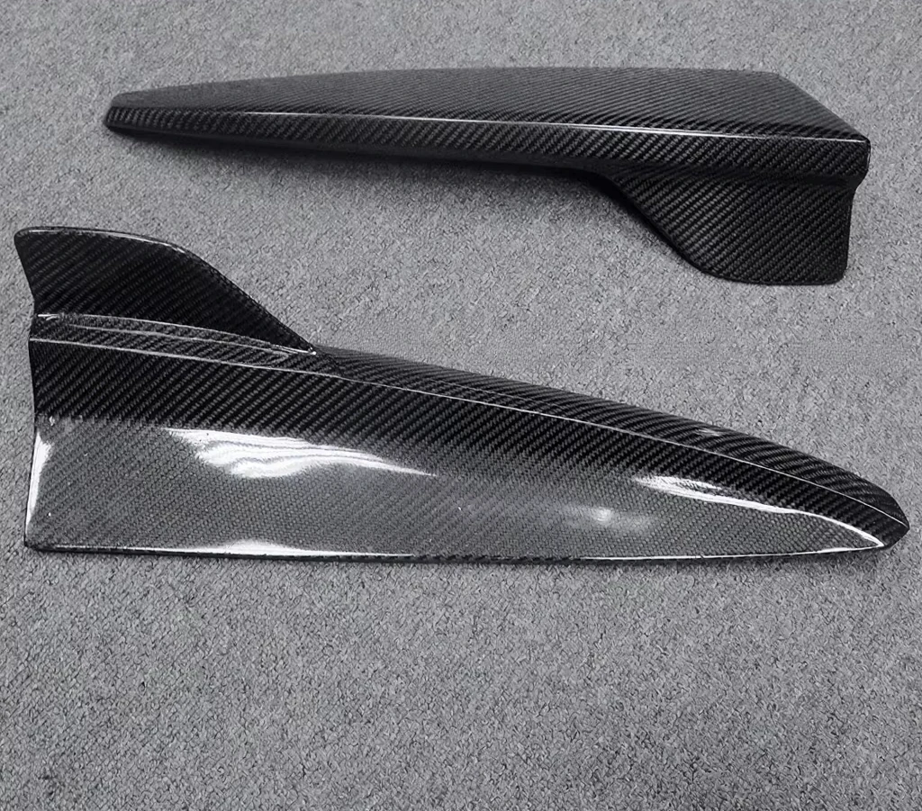 F Style Rear Bumper Lip Side Skirt Rocker Winglets Splitters Flaps for  Benz W205 C43 C63s New Condition