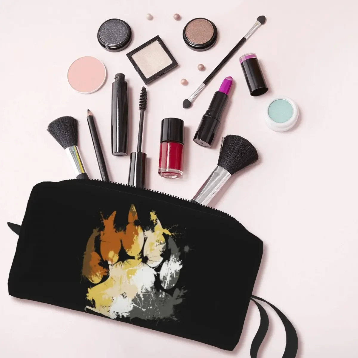 Gay Bear Pride Paw Cosmetic Bag Women Cute Big Capacity LGBT GLBT Makeup Case Beauty Storage Toiletry Bags image 3