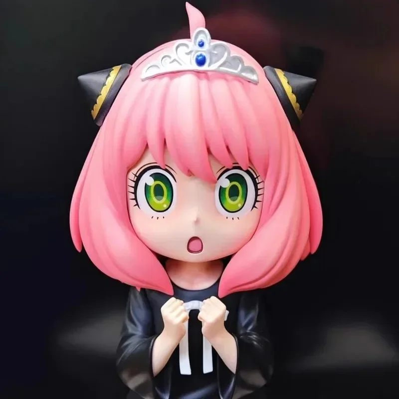 SPY×FAMILY Anime Action Figure Anya Forger Cute Kawaii Anime Peripherals Desktop Ornaments PVC Model Doll Kids Toy Birthday Gift