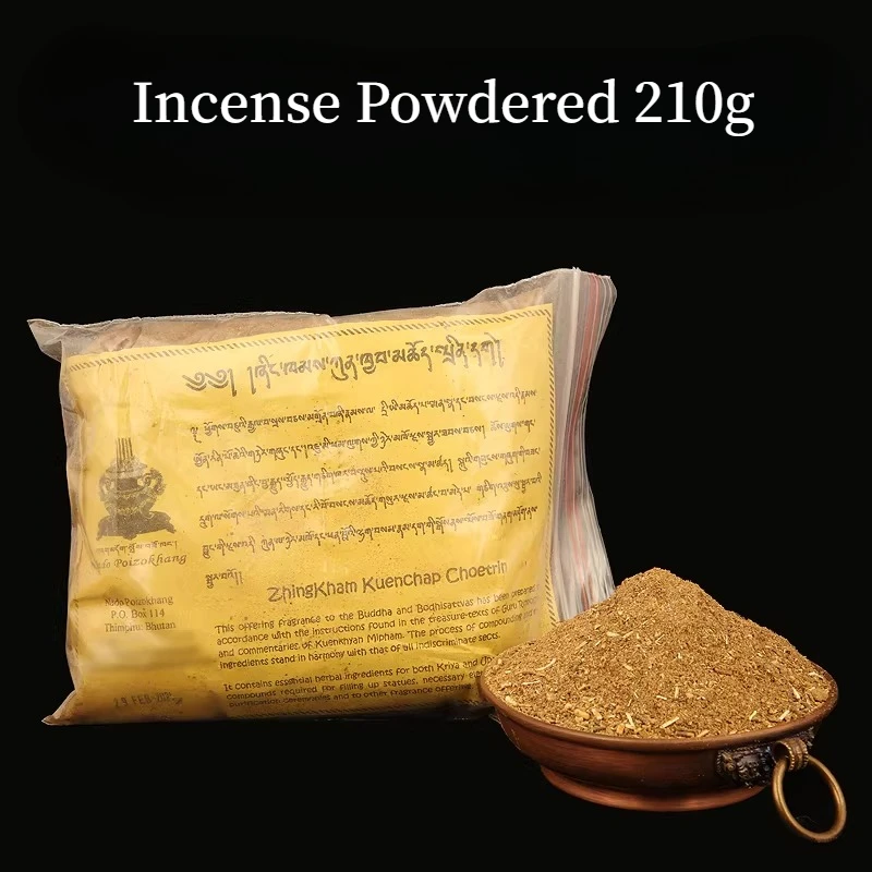 200g Natural Plant Mountain Pure Offering Buddha Incense Powdered Invigorating Spirit Soothing Mind Purifying Air Household Home