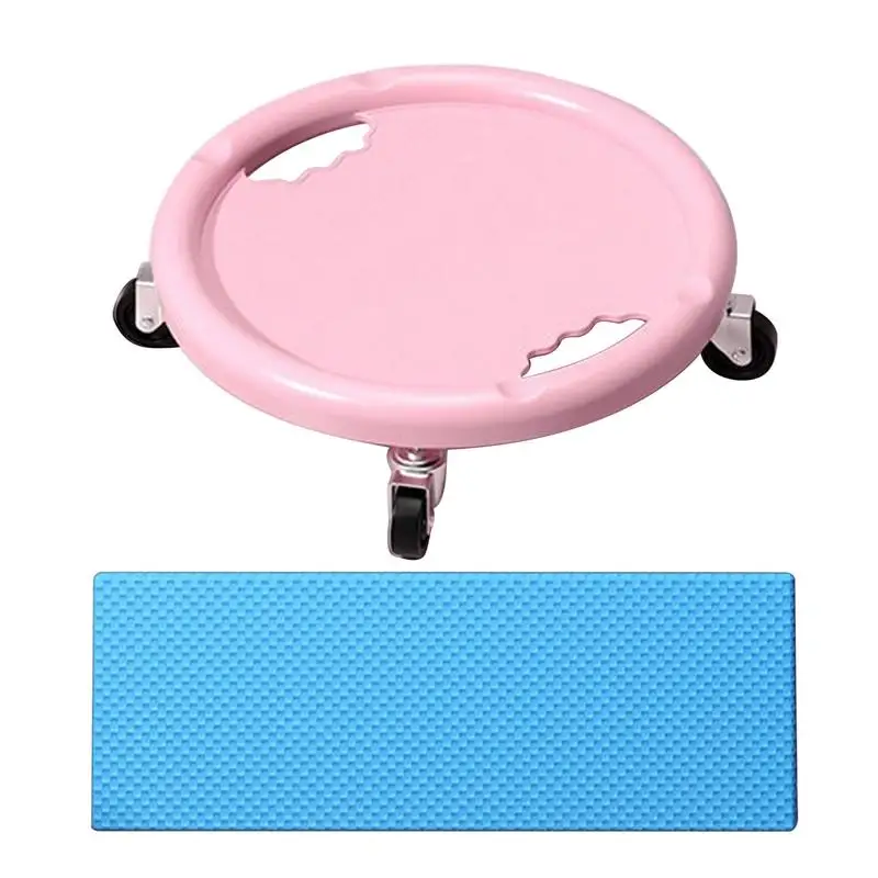 

Оборудование для силовых тренировок с роликом для пресса с подушечкой, вращающееся на 360 градусов роликовое колесо для упражнений, слайдер для женщин и мужчин