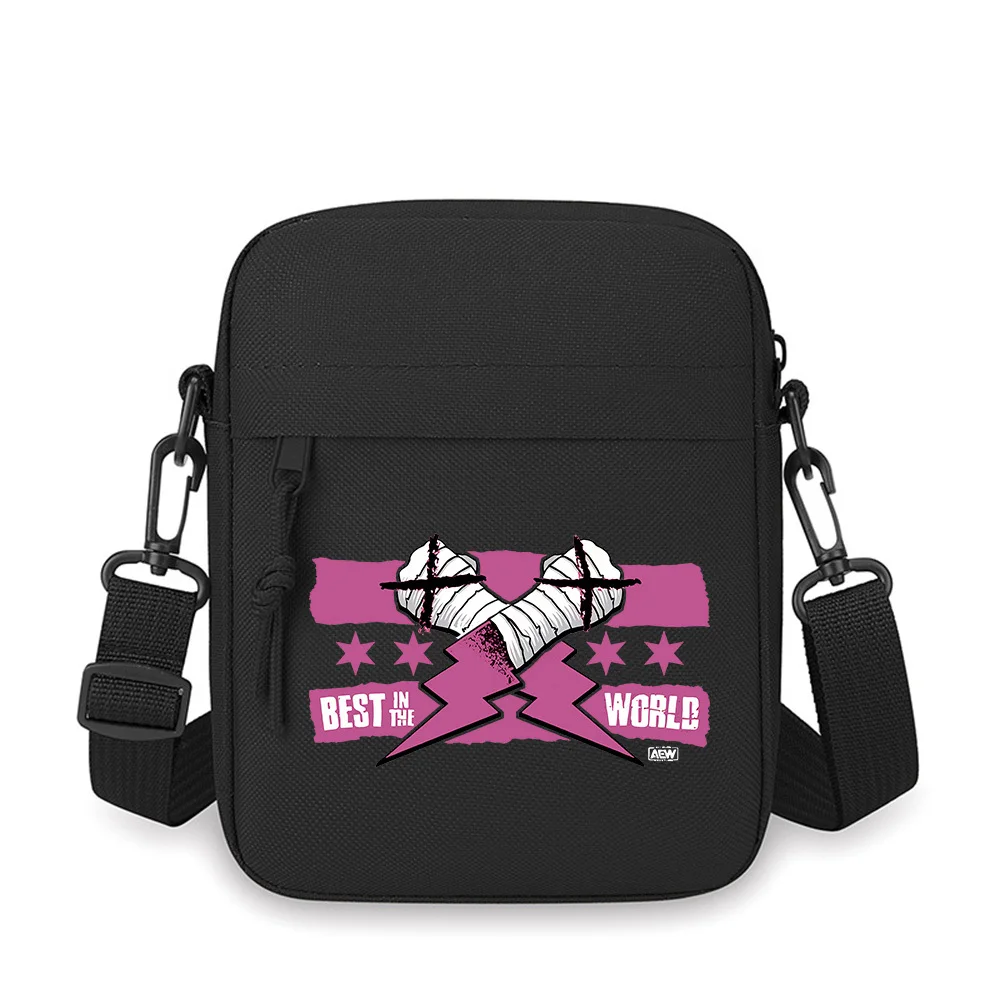 

Bandage cross,stars,AEW graphic design Men Crossbody Bag Single Shoulder Women Cartoon Anime Film Printing Design Unisex