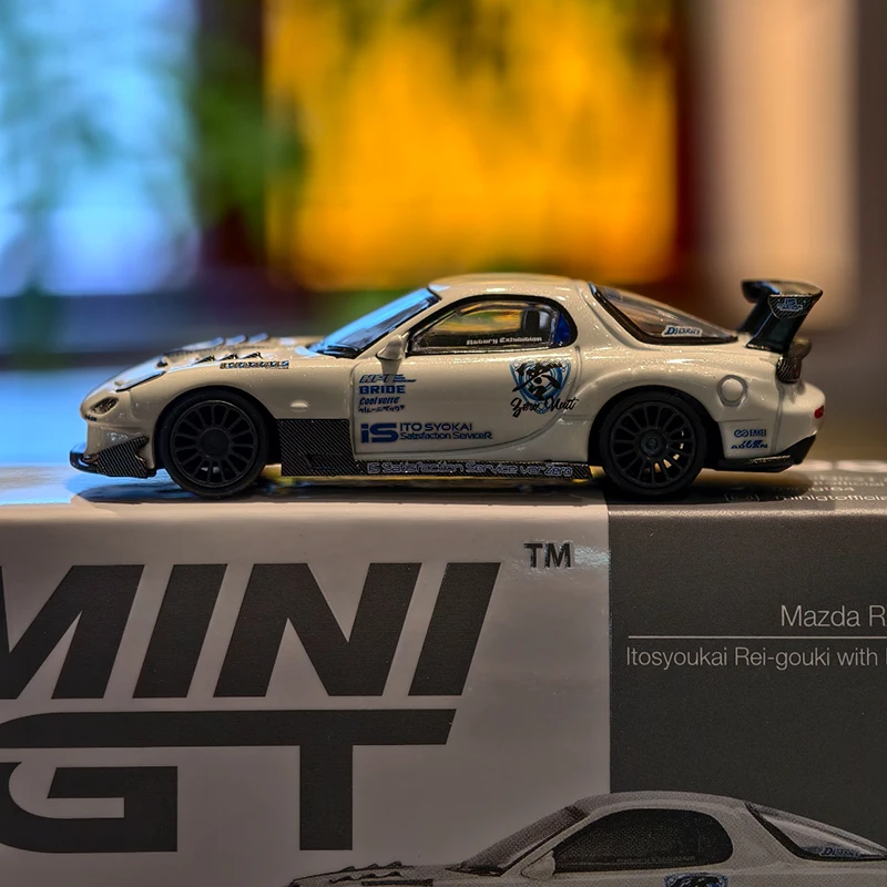 

MINIGT Mazda RX-7 FD3S 1:64 Itosyoukai Рей-гуки с RE Amemiya 966, литая под давлением модель автомобиля, коллекция игрушек