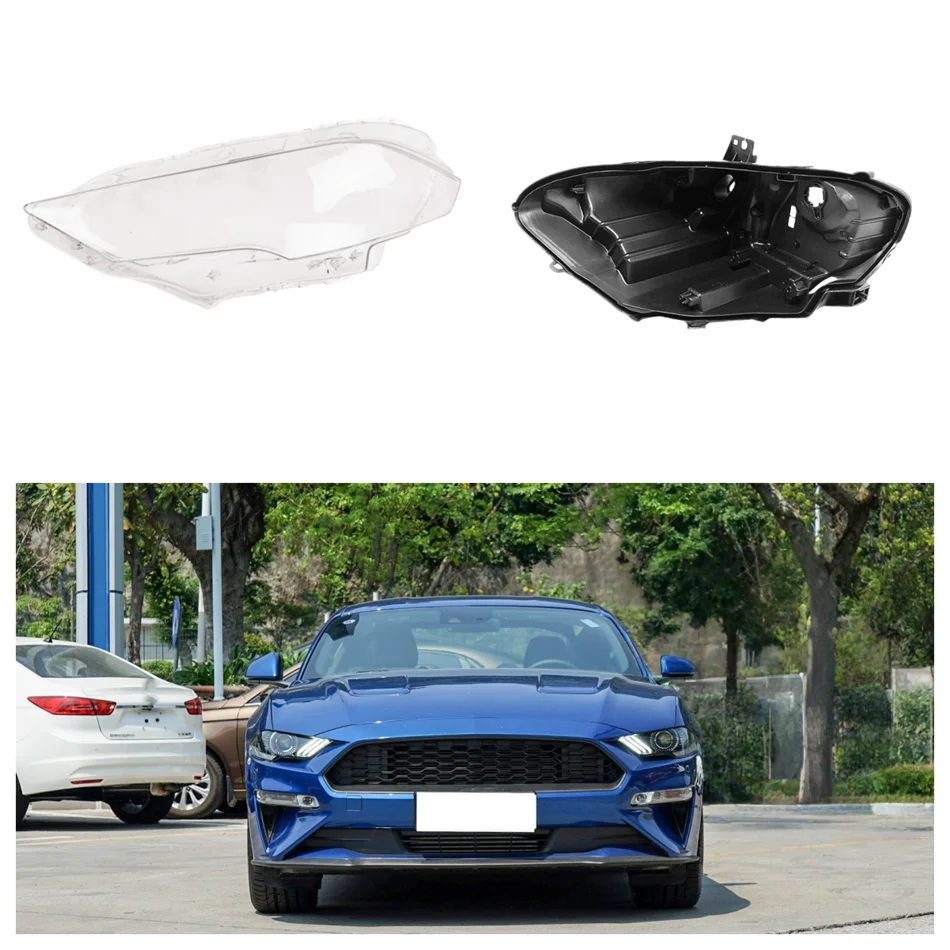 

Для Ford Mustang 2018 2019 2020 2021 2022, автомобильные аксессуары, автомобильная база, корпус фары, держатель лампы, крышка передней лампы