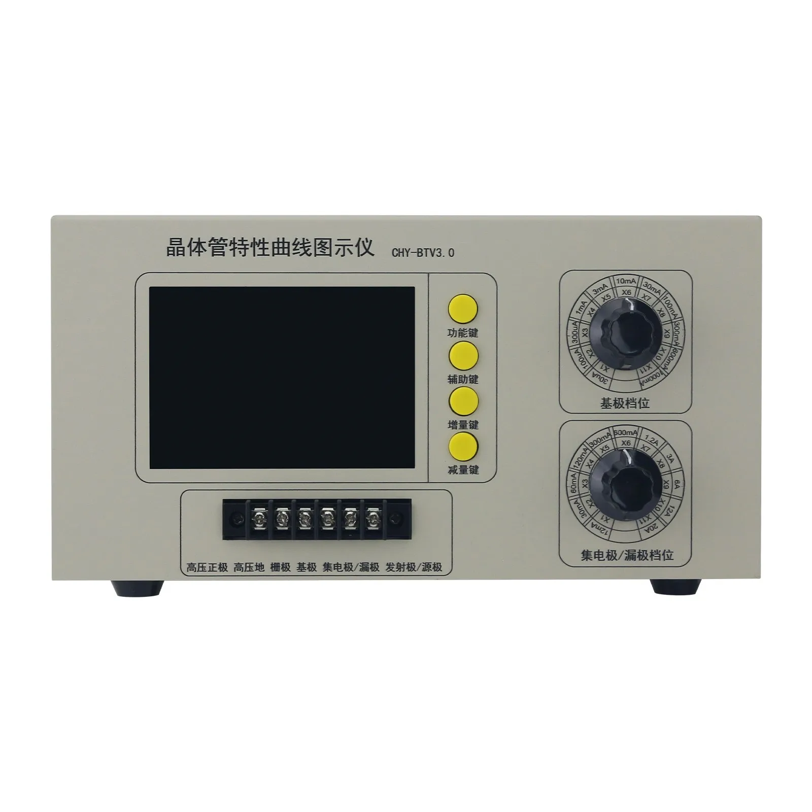 

NEW CHY-BT3.0 Transistor Tracer 4-inch HD SPI Color Screen Transistor Characteristic Curve Tester with Transistor Testing Socket