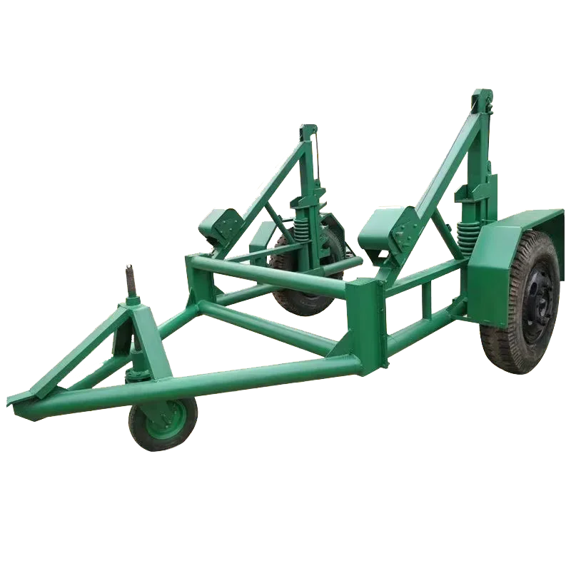 Multifunctional pay-off gun car Electric take-up car Cable pay-off gun car Hydraulic mechanical hand crank