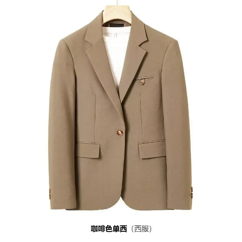 3080 Men's loose and mature Korean style trendy high-end suit jacket