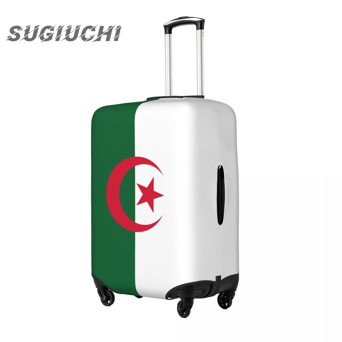 Algeria Country Flag Luggage Cover Suitcase Travel Accessories Printed Elastic Dust Cover Bag Trolley Case Protective