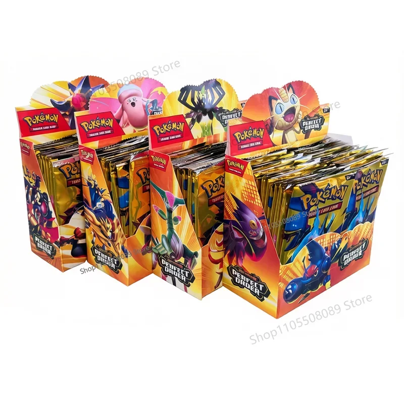 Pokemon-Karten MEGA EVOLUTION Perfect Order 288 Stück Prismatische Pokemon-Karten Spiel Cartoon Englisch Booster Kampf-Sammelkarten