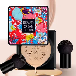 Cogumelo Cabeça Almofada de Ar CC Cream, Waterproof Brighten Foundation, Maquiagem Base Feminina, Rosto Cosméticos Coreanos