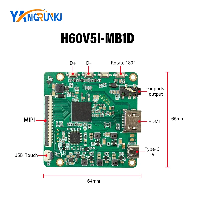 Painel lcd ips de 8 polegadas com placa de controle hdmi telas horizontais e verticais comutáveis 1920-1200 NV080WUM-N61