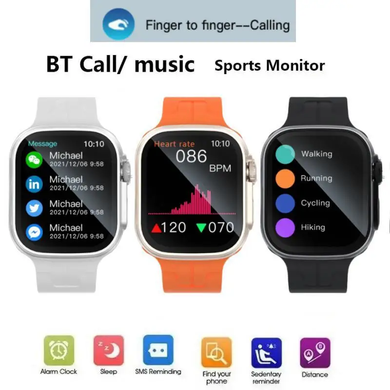 Y201S9 Smart Watch Bluetooth Voice Call Message Reminder Sleep Monitor Custom Dial Men Sports Health Women Smart Watch