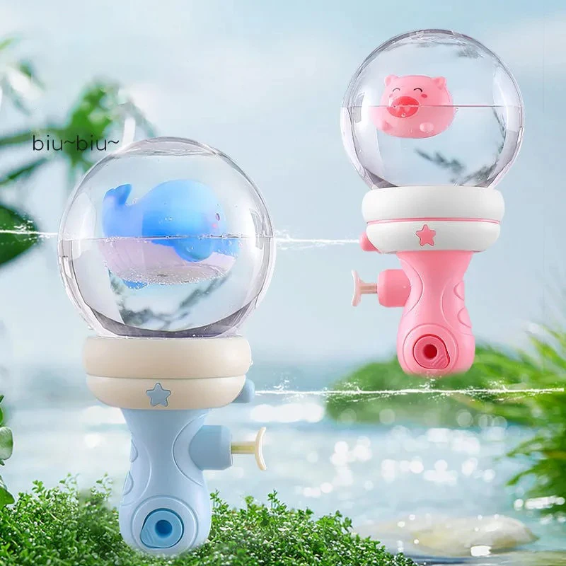 1Pcs Funny Water Spray Toys Outdoor Beach Pool Toys Kids Summer Water Play Toy With Light Game Animal Bath Toys Boys Girls Gift