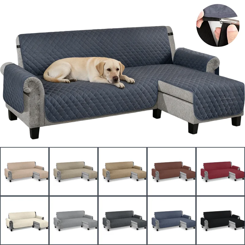 

Чехол для углового дивана L-образной формы, 1 шт., универсальный, для левой и правой стороны, защита от домашних животных, коврик для мебели, funda de sofá