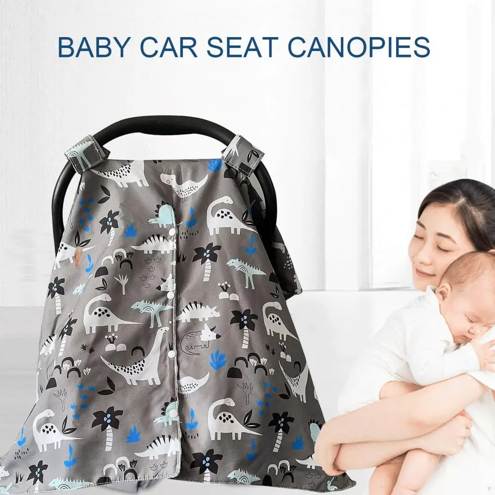 Babies Winter Car Seat Covers Windproof Warm Baby Car Seat Canopies Newborns Thermal Cover Double Layer Infant Stroller Cover