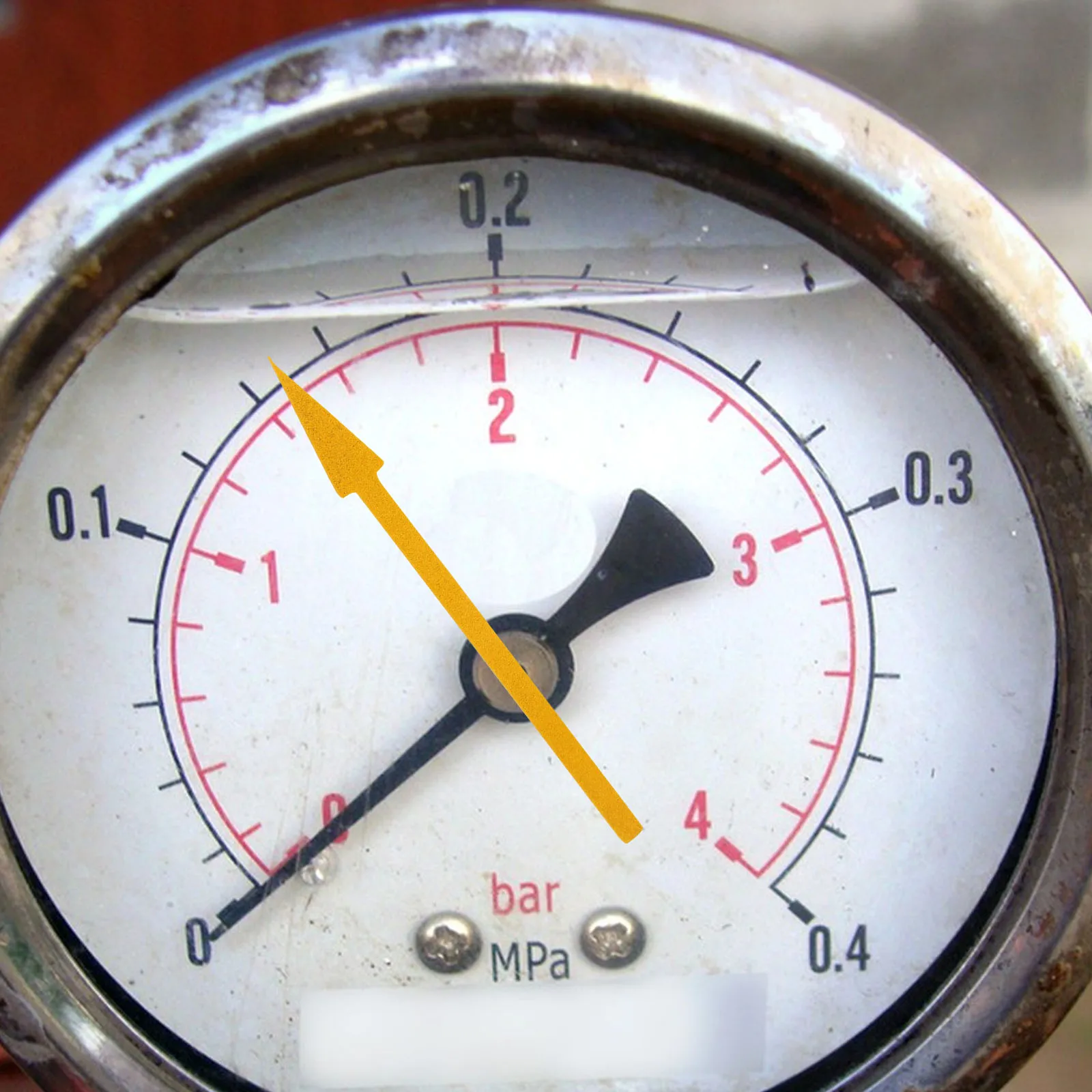 

100pcs Pressure Gauge Waterproof Reflective Indicators Instrument Panel Directional Decals PVC Marking for for Indicating