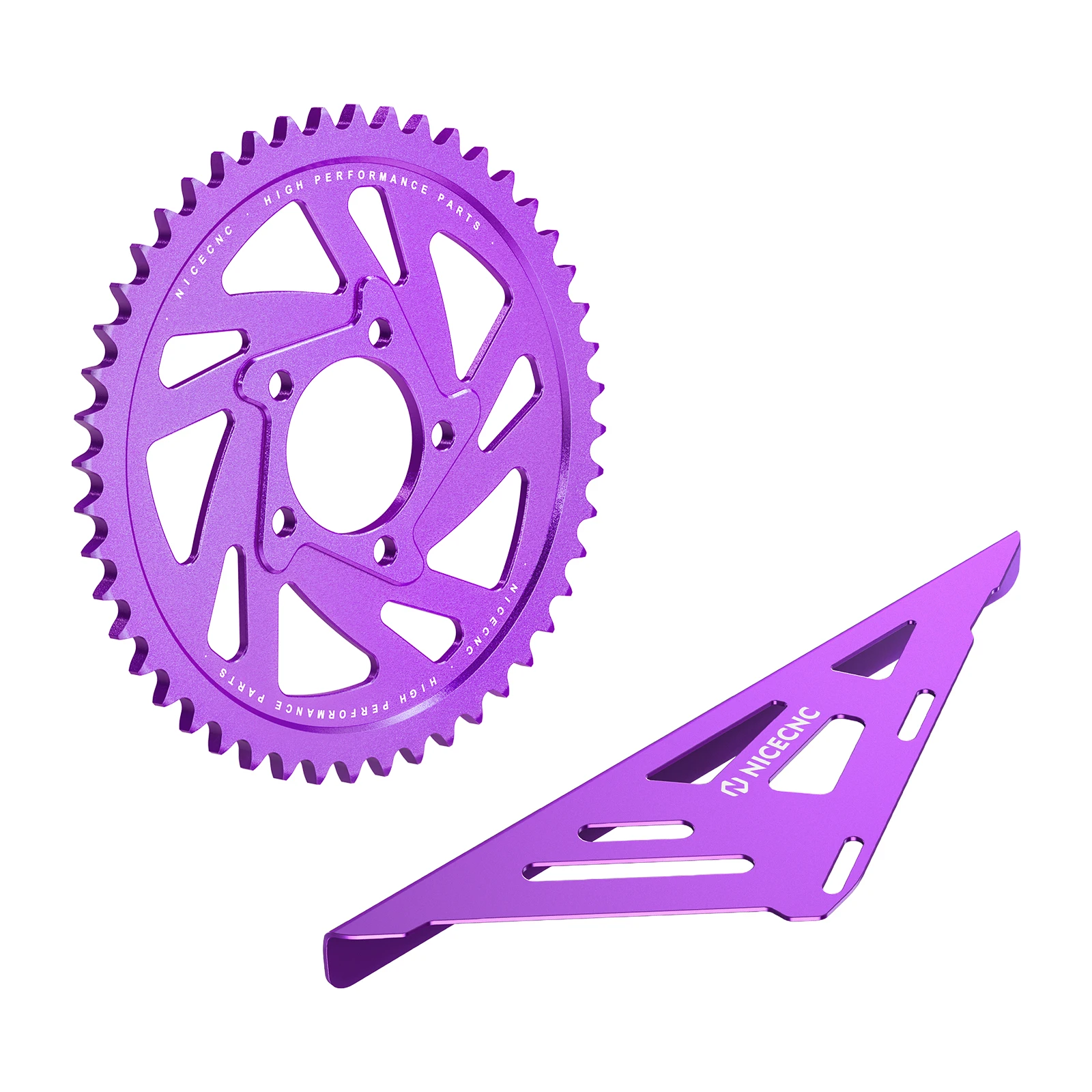 AliExpress NICECNC For Surron Light Bee X S L1E For Segway X160 X260 Motocross 48T Rear Sprocket & Chain Guard Aluminum Electric Dirt Bike