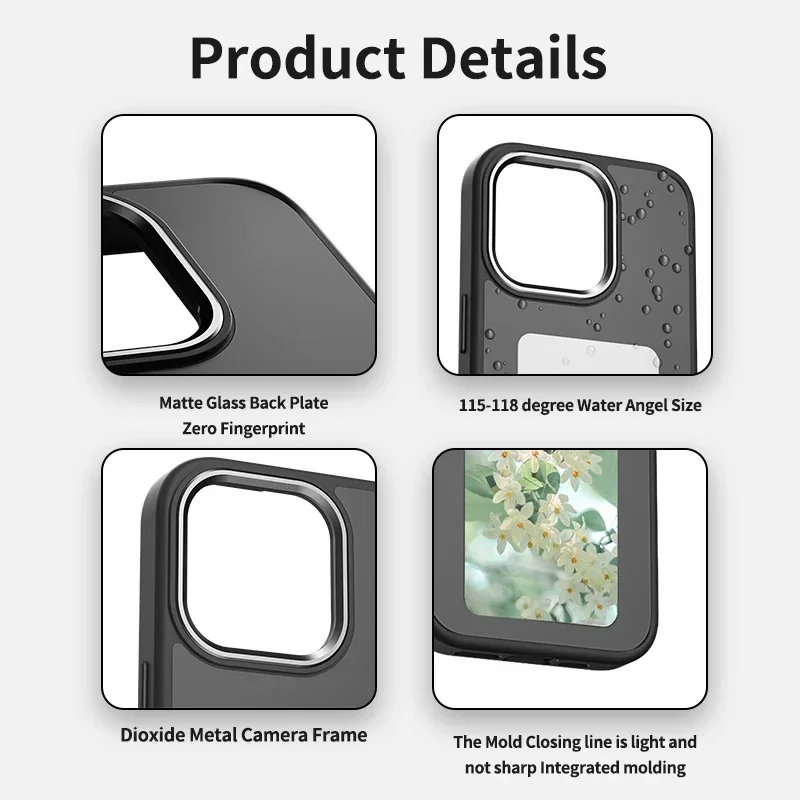 NFC شاشة عرض الحبر الإلكتروني الذكية حالة الهاتف المحمول ، غطاء فاخر لفون 15 ، 15 برو ، 15 برو ، 15 برو ، ماكس ، الحالات ديي ، مصمم جديد