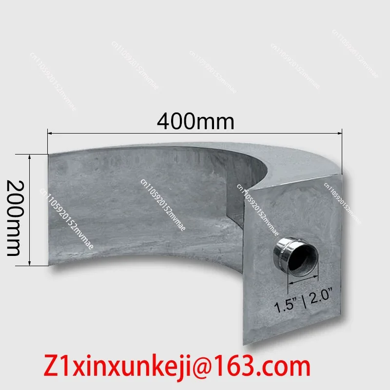 304 Stainless Steel Arc Hook Nozzle Swimming Pool Arc Hook Spring Water Curtain