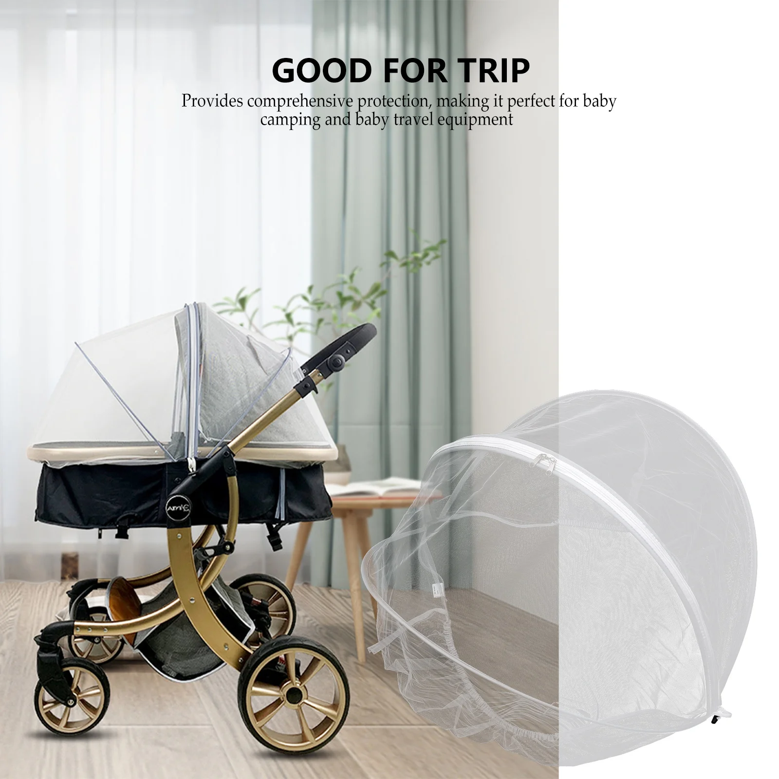 

Москитная сетка для чехла коляски, дышащая сетка, универсальная сетка