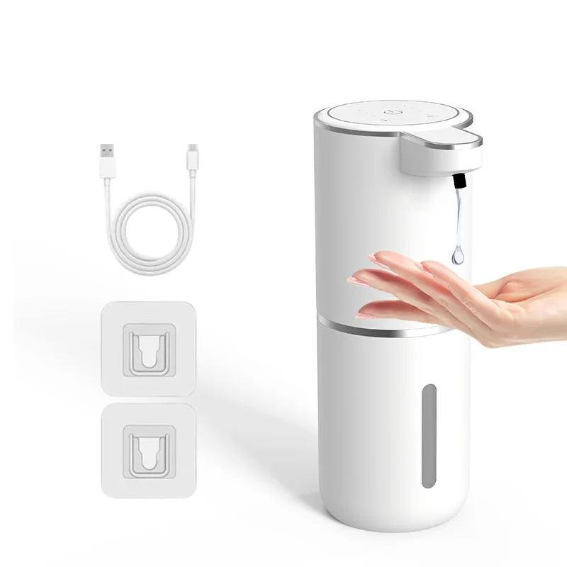 380 ml berührungsloser Tisch- oder Wandmontage, 4-stufig verstellbarer Schaum/Flüssigkeit, automatischer Smart-Sense-Seifenspender, Handwaschmaschine