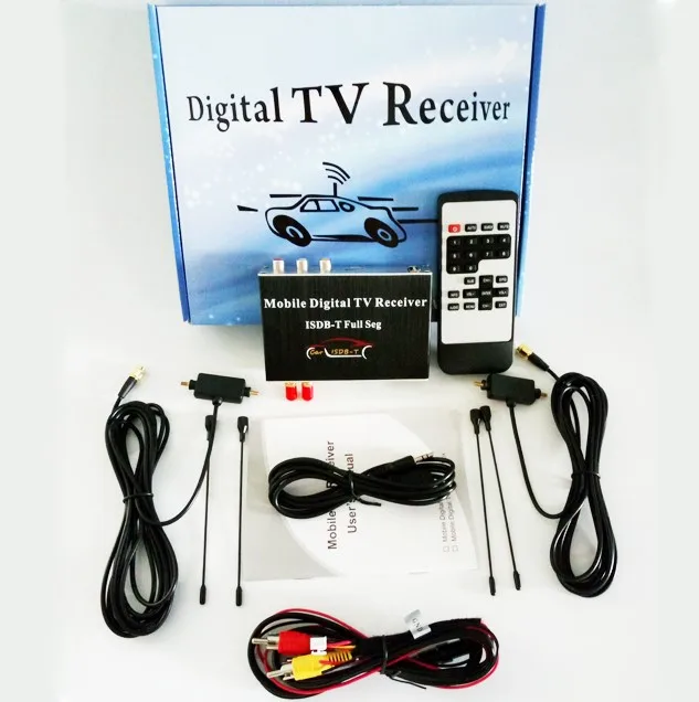 

HD Mobile Digital TV Receiver ISDB-T Full Seg For Brazil On-Board Television Car Audio Video Input Device