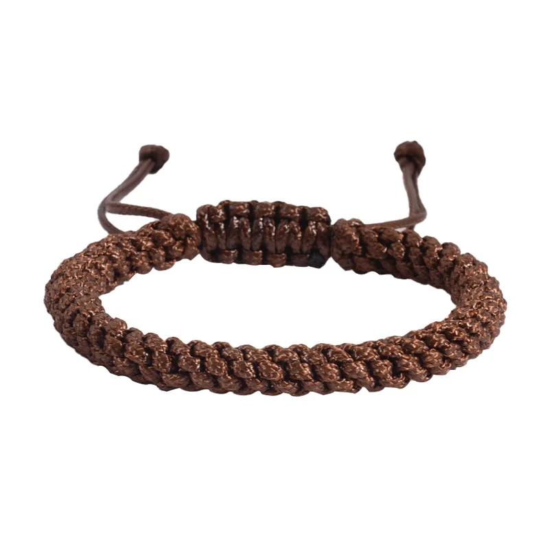 black rope bracelet Knot Bracelet for Women Men Retro Ethnic Style Tibetan Buddha Braid Chain Couple Friendship Jewelr