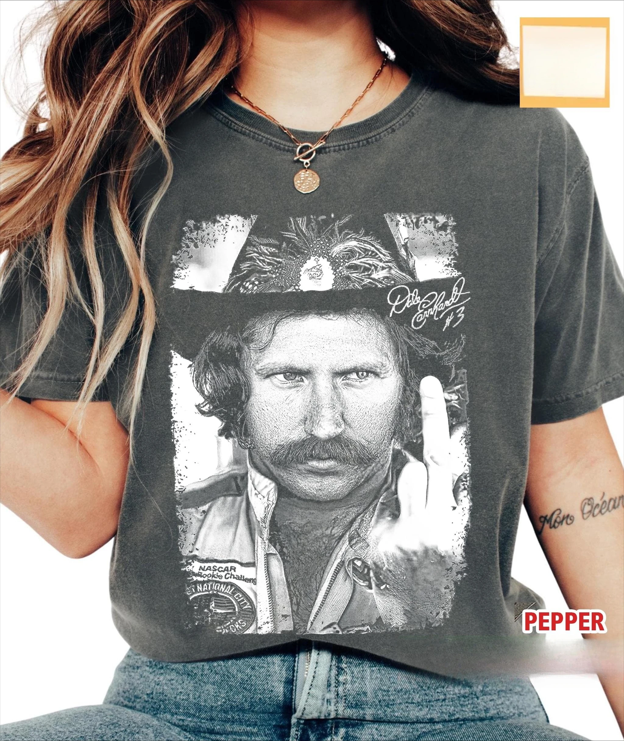Dell Earhart NASCAR Racing Shirt, Dell Earhart NASCAR Racing Casual Street Fashion Women's T-shirt
