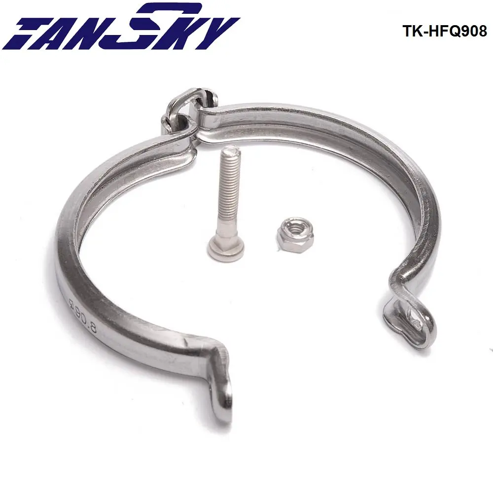 TANSKY Turbocharger Turbine Exhaust Clamp 90.8mm TD05 TD06 Turbo Flange For Subaru TK-HFQ908