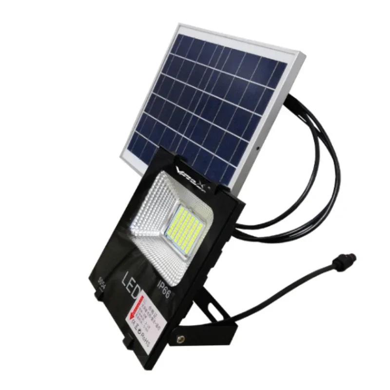 50w 100w 200w Flood Light Solar Panel Sensor LED Solar Street Light Outdoor Solar Power Home Garden Spot Light 2022