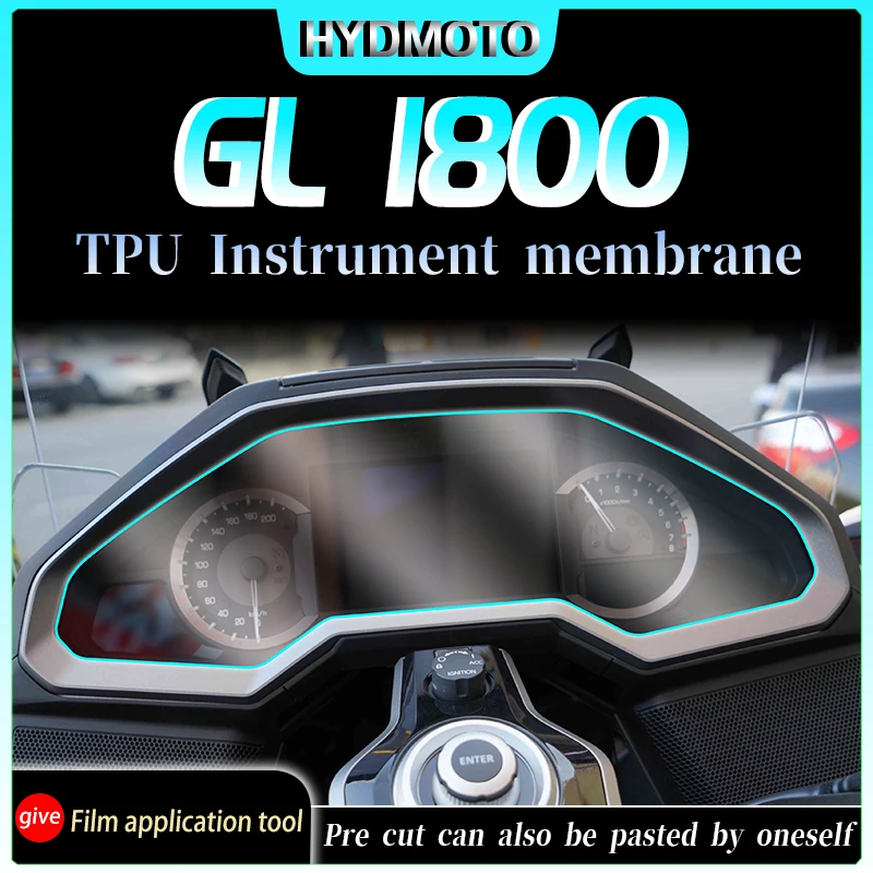 For Honda GL1800 Instrument film headlight film smoked black film rearview mirror rainproof film modification accessories