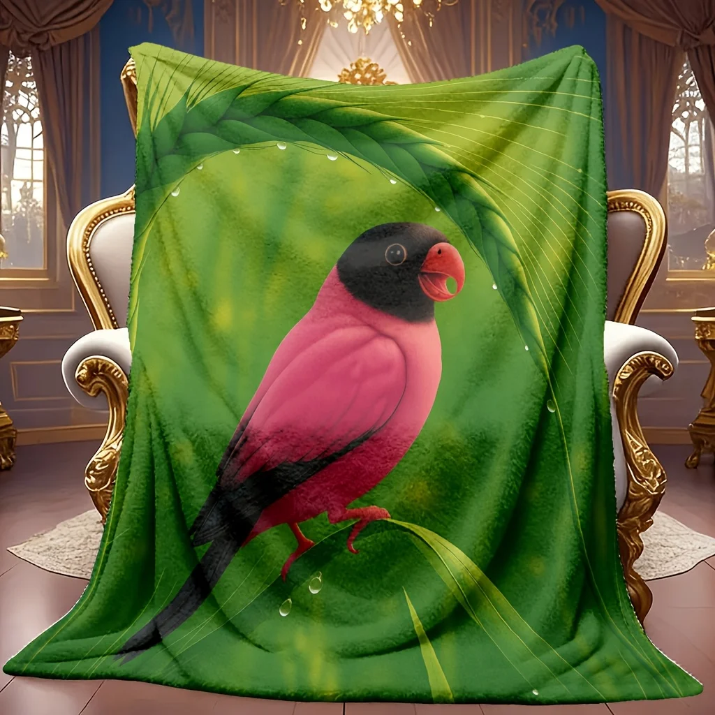 Fresh Indoor Garden Soft Warm Bed Throw Blanket Versatile Decorative Wrap For Coffee Shop Office Supermarket Store