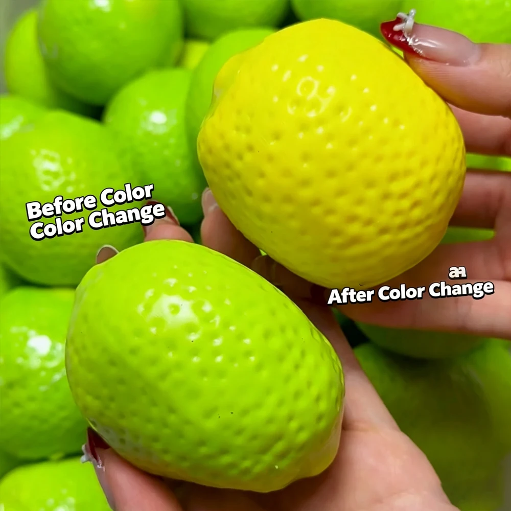 Erdbeer-Mango-Erdnuss Squishy Weiches Langsam Rückfederndes Knirsch-Sound ASMR Stressabbau-Spielzeug Baustein-Füllmaterial Anti-Druck-Spielzeug – Detail 8