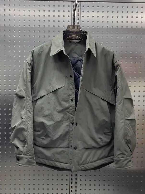 

Мужская свободная куртка с воротником: осенне-зимняя новинка, комфортная, модная, универсальная, премиум-класса, молодежная верхняя одежда