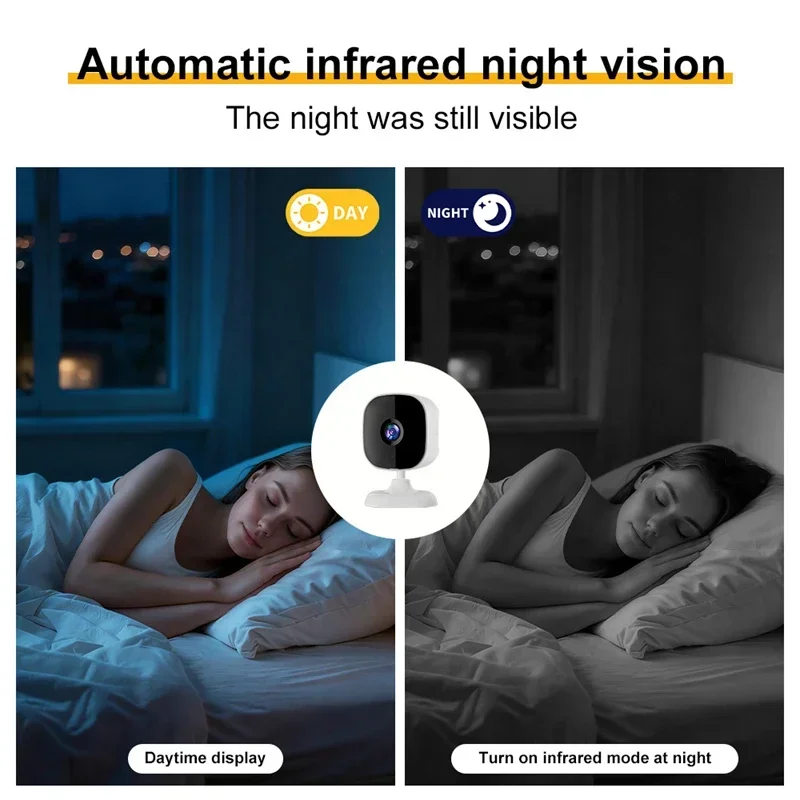 30W Infrared Night Vision Wifi Bluetooth Vehicle-mounted Monitoring Recorder Mobile Remote Home High-definition Window Camera